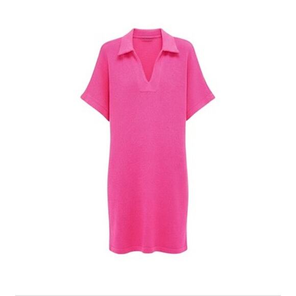 POMANDER PLACE Hot Pink Maren Mini Polo Dress Size XS/S NWT - Picture 8 of 8